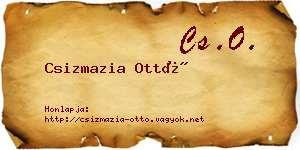 Csizmazia Ottó névjegykártya